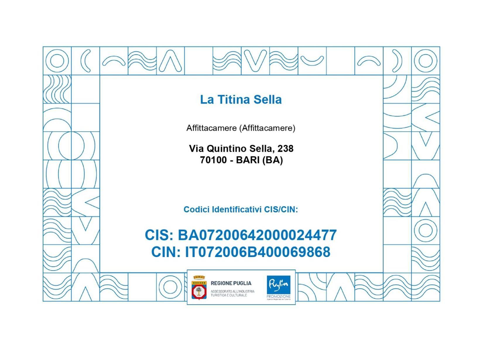 La Titina Sella Hotel บารี ภายนอก รูปภาพ